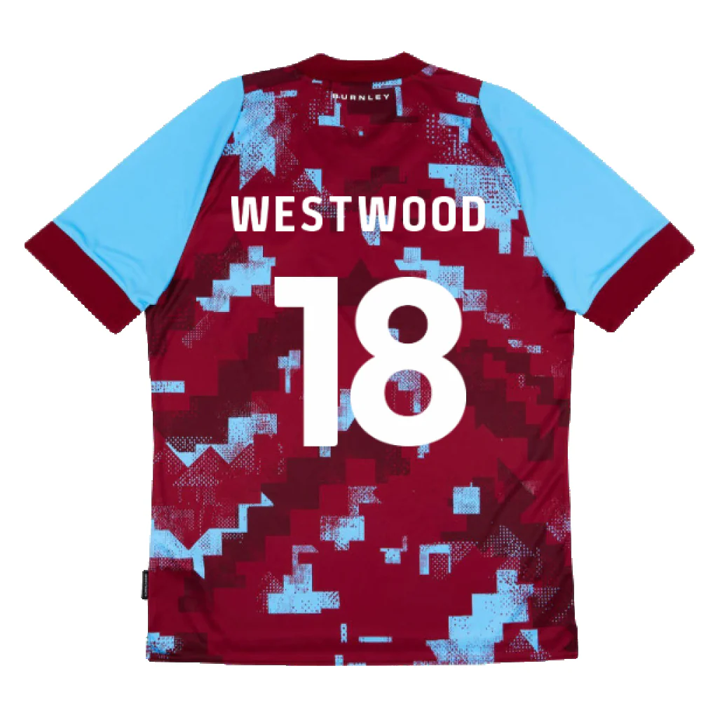 Burnley 2022-23 Home Shirt (M) (Mint) (WESTWOOD 18) - Image 2