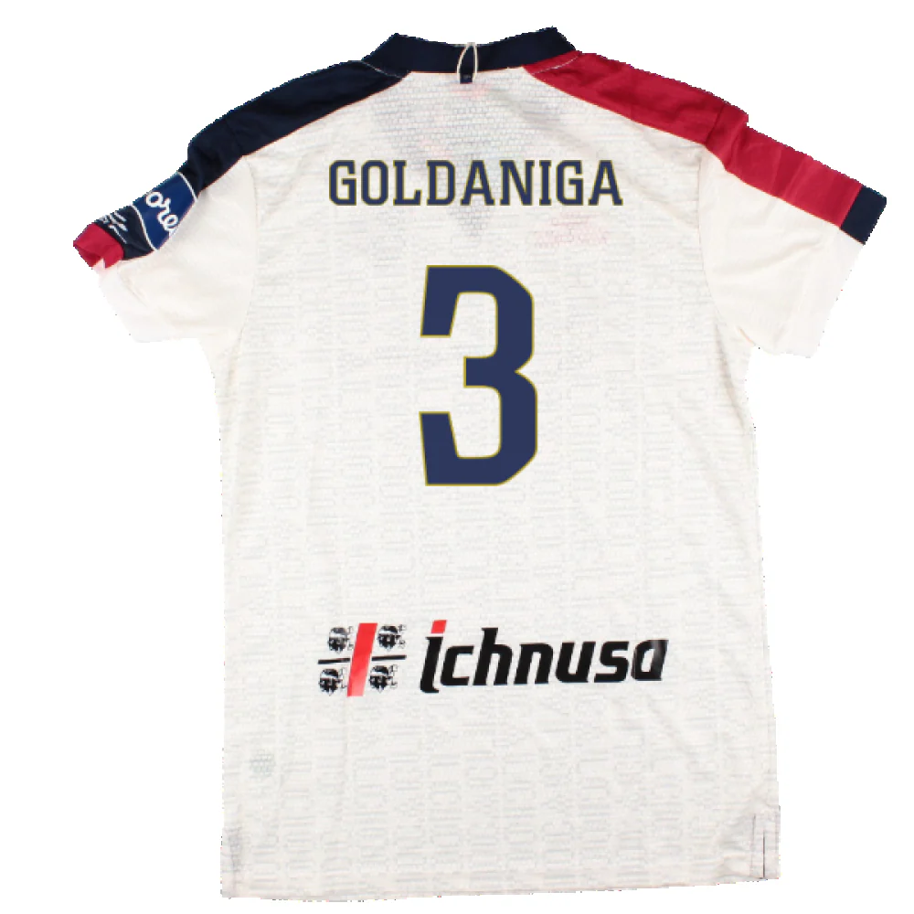 Cagliari 2022-23 Away Shirt (S) (Goldaniga 3) (BNWT) - Image 2