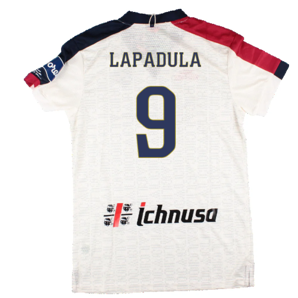 Cagliari 2022-23 Away Shirt (S) (Lapadula 9) (BNWT) - Image 2