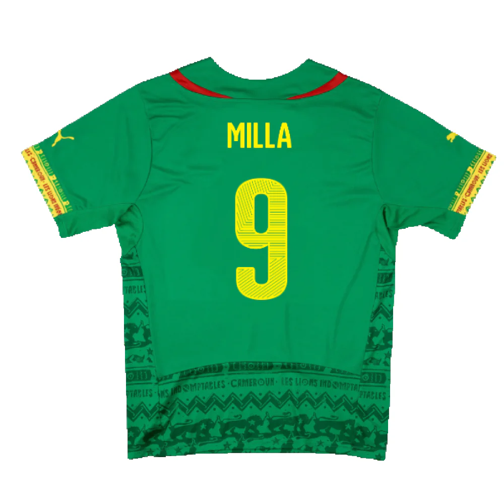 Cameroon 2014-15 Home Shirt (Excellent) (Milla 9) - Image 2