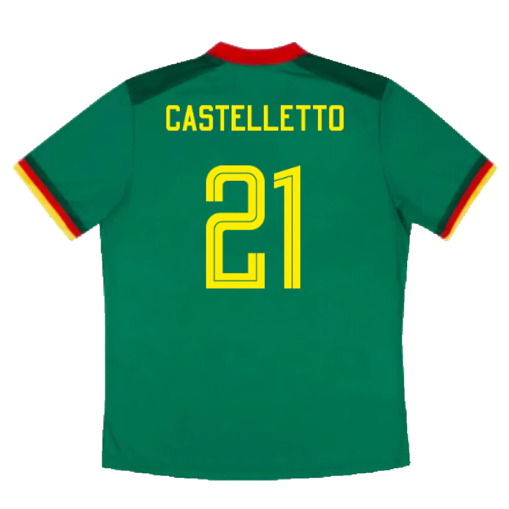 Cameroon 2022-23 Home Shirt (MB) (CASTELLETTO 21) (Excellent) - Image 2