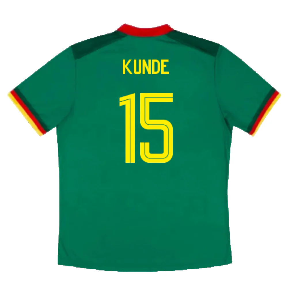 Cameroon 2022-23 Home Shirt (MB) (KUNDE 15) (Excellent) - Image 2