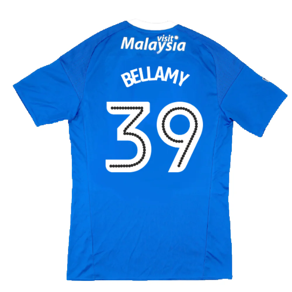 Cardiff 2016-17 Home Shirt (Excellent) (Bellamy 39) - Image 2