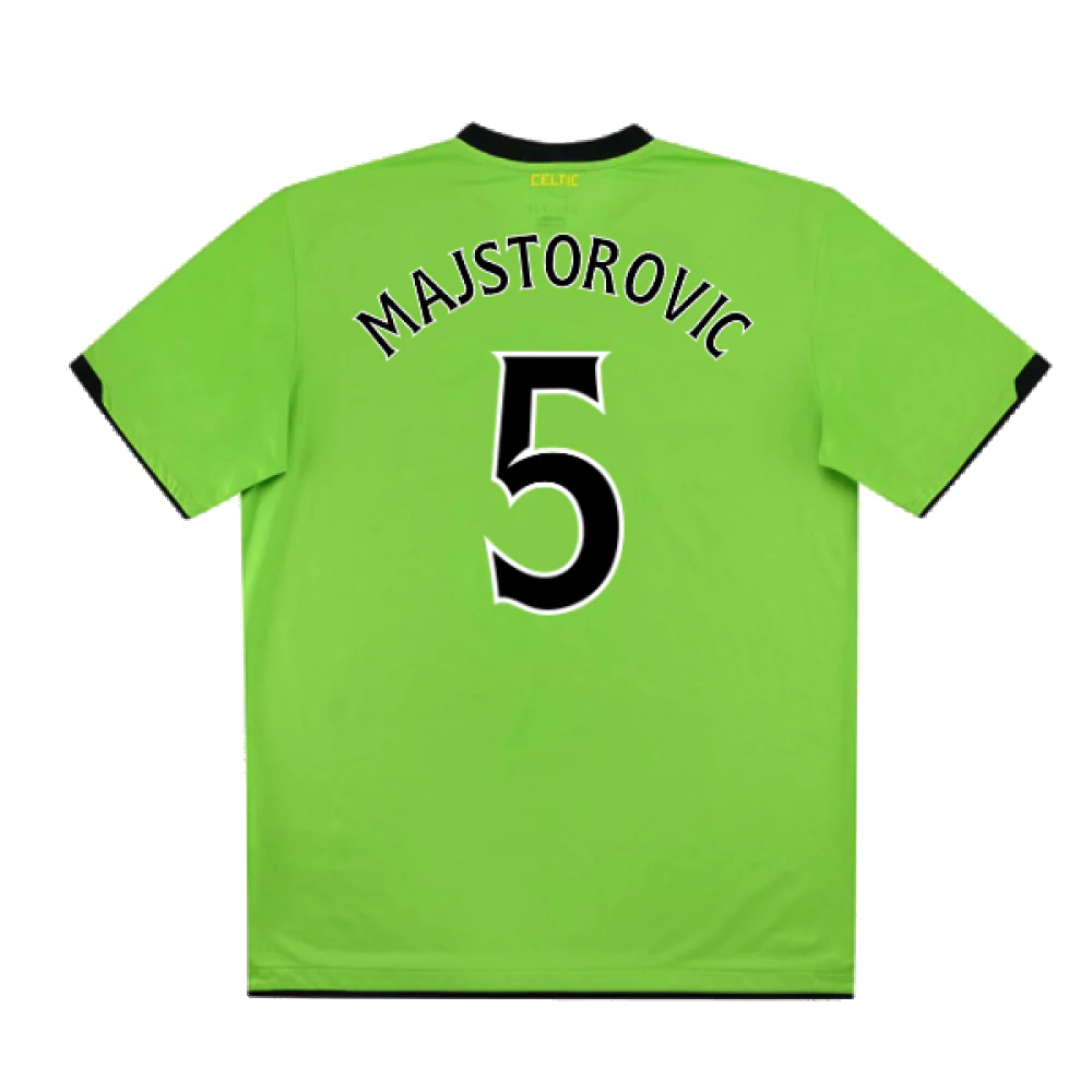 Celtic 2010-11 Away Shirt (M) (Excellent) (Majstorovic 5) - Image 2