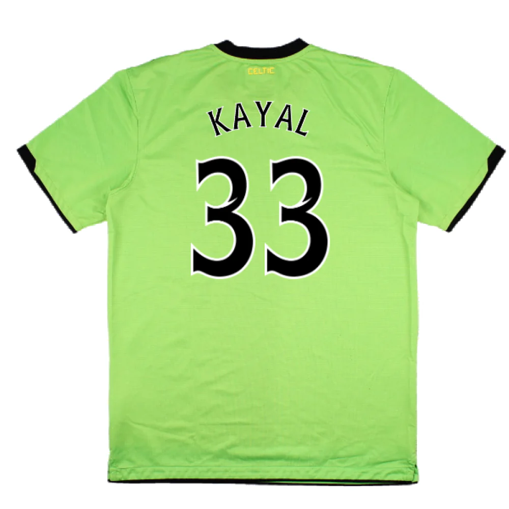 Celtic 2010-11 Away Shirt (Sponsorless) (M) (Excellent) (Kayal 33) - Image 2
