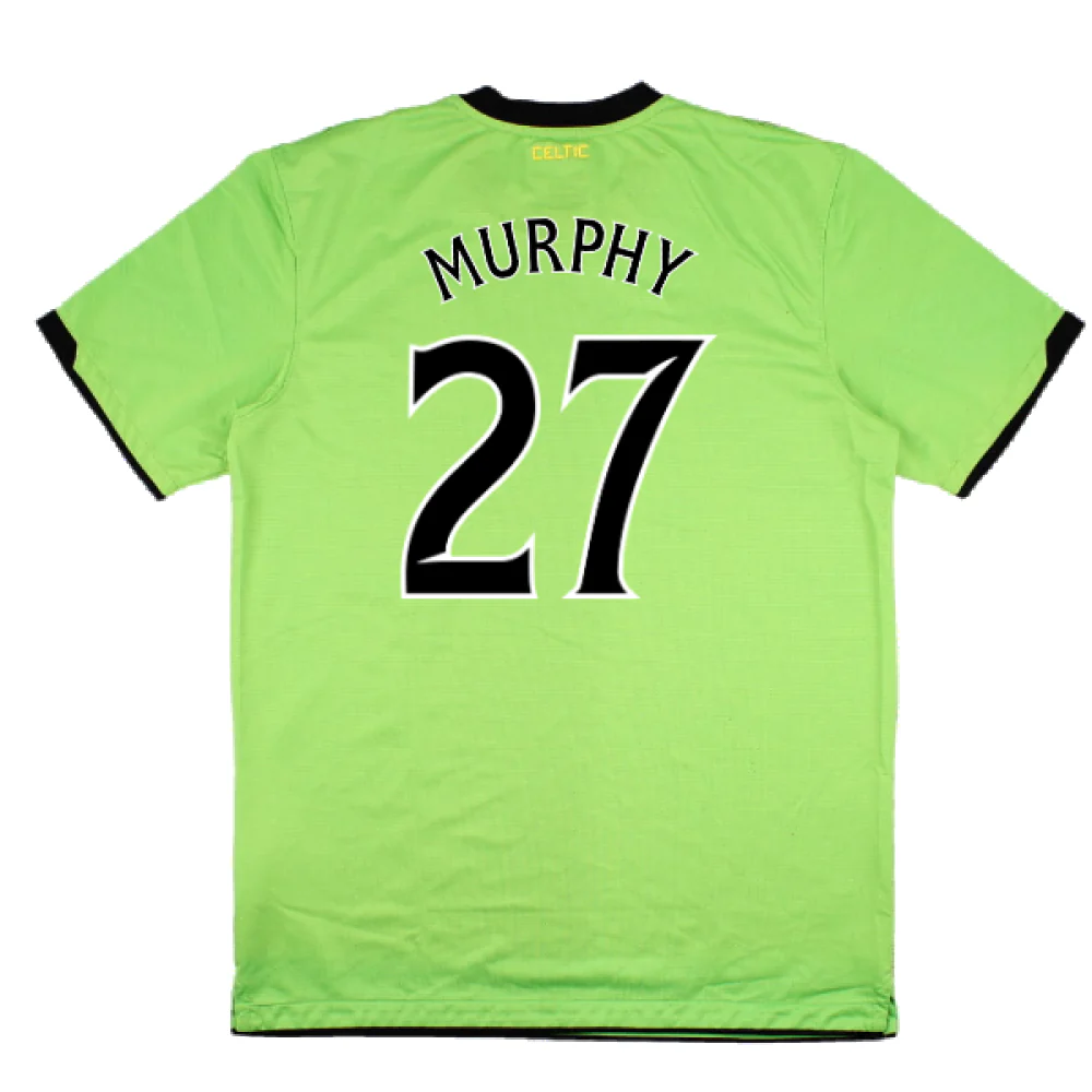 Celtic 2010-11 Away Shirt (Sponsorless) (M) (Excellent) (Murphy 27) - Image 2