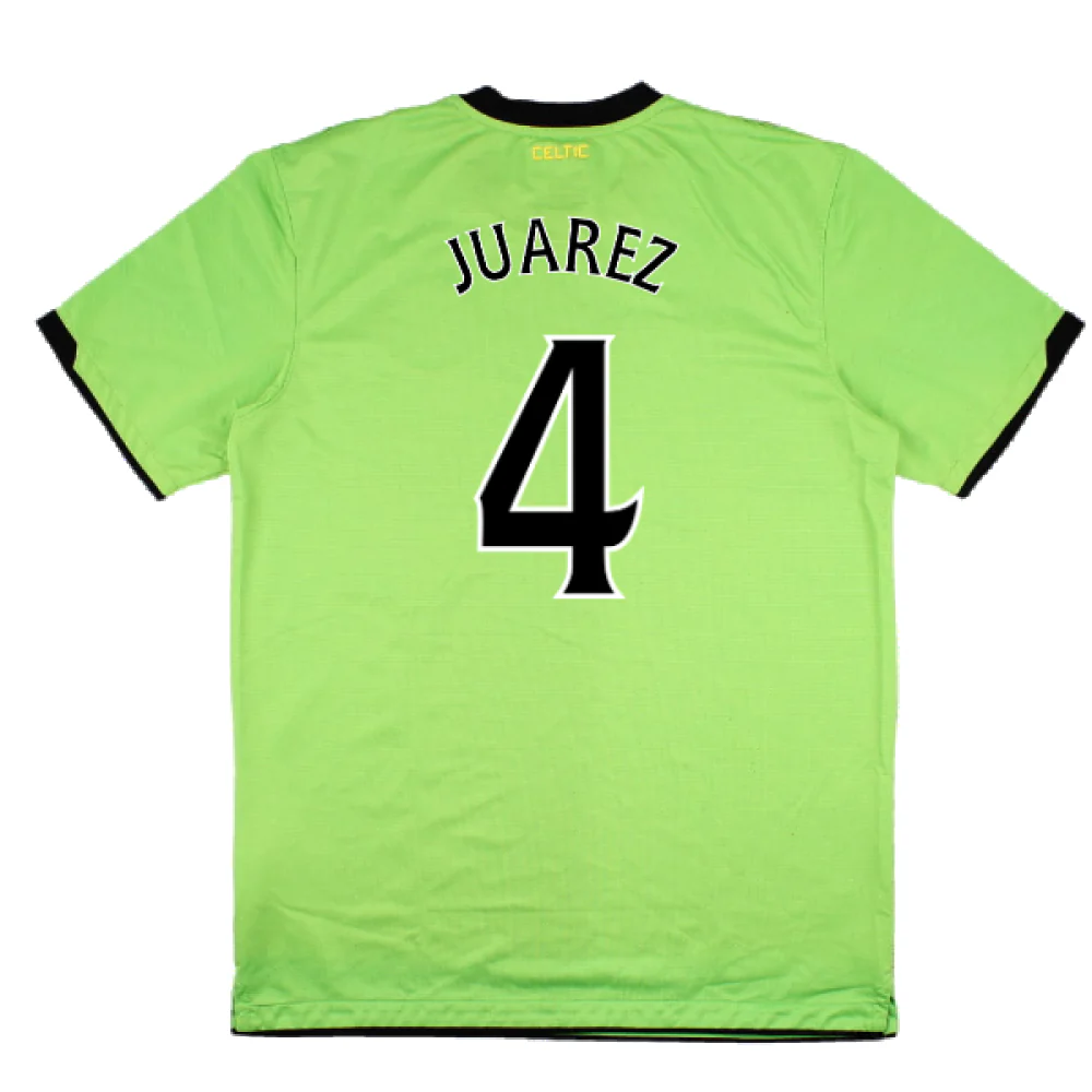 Celtic 2010-11 Away Shirt (Sponsorless) (M) (Very Good) (Juarez 4) - Image 2