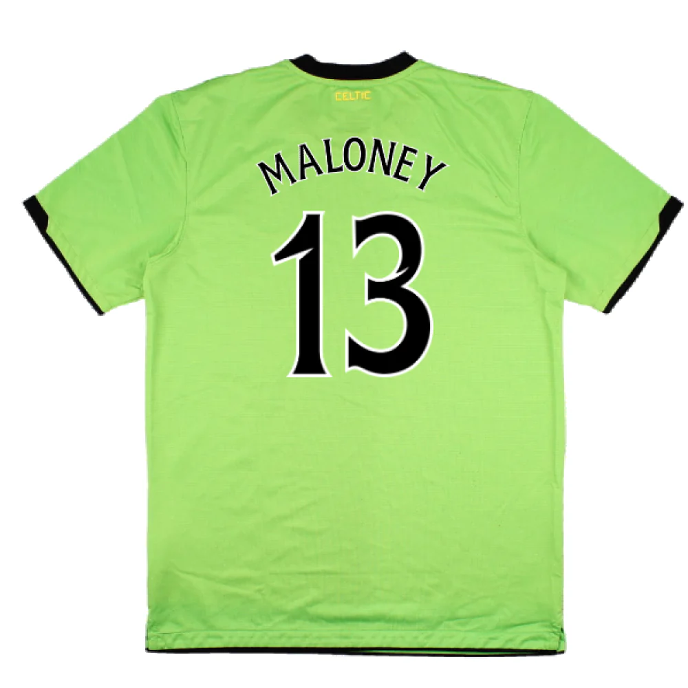 Celtic 2010-11 Away Shirt (Sponsorless) (M) (Very Good) (Maloney 13) - Image 2