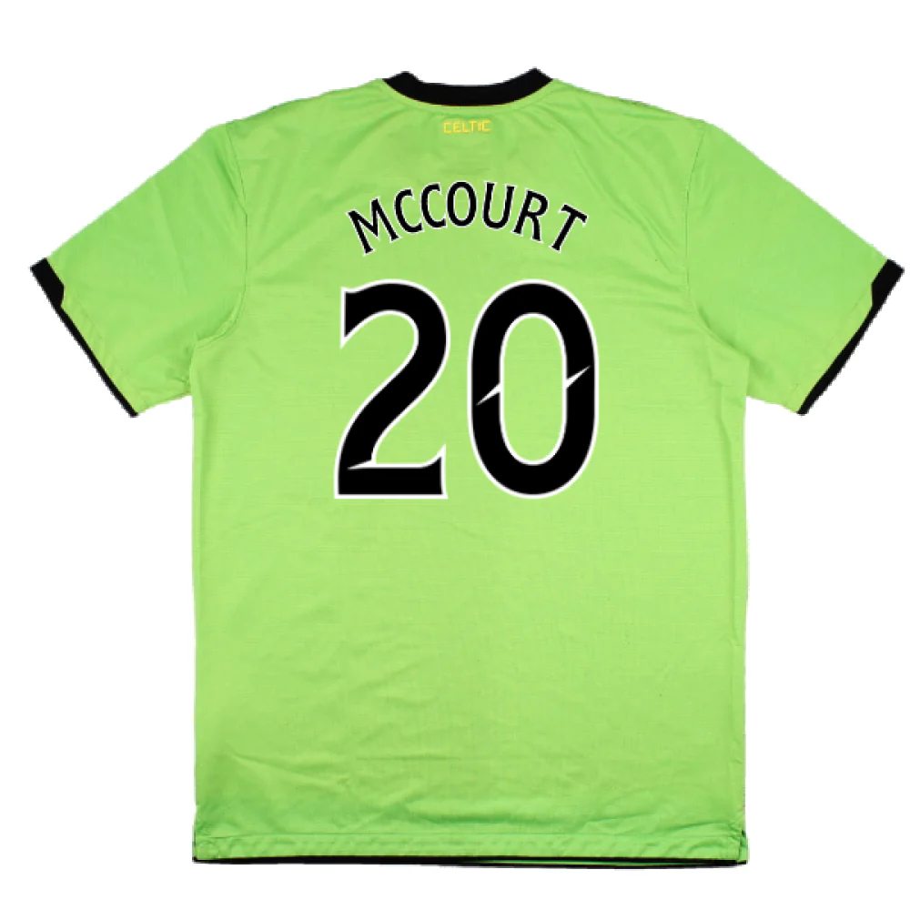 Celtic 2010-11 Away Shirt (Sponsorless) (M) (Very Good) (McCourt 20) - Image 2