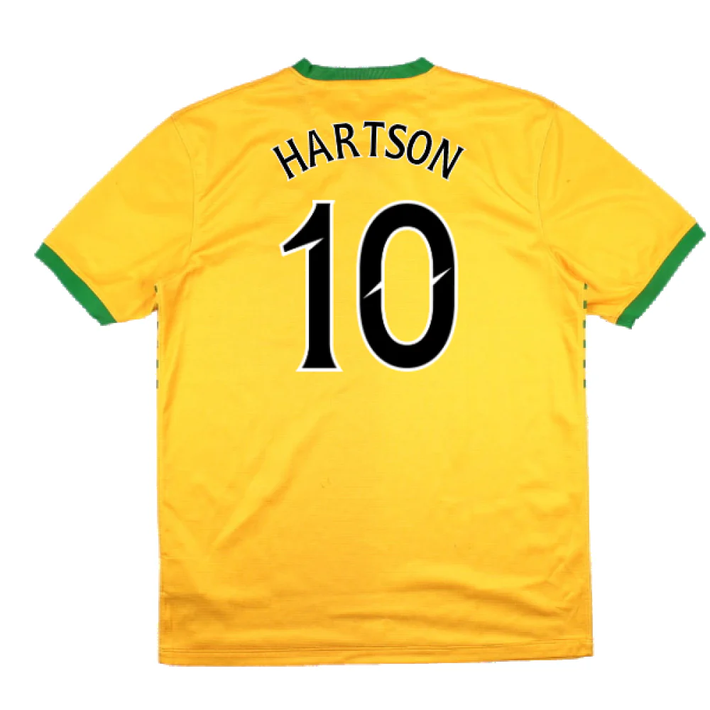 Celtic 2013-14 Away Shirt (Sponsorless) (M) (Very Good) (Hartson 10) - Image 2