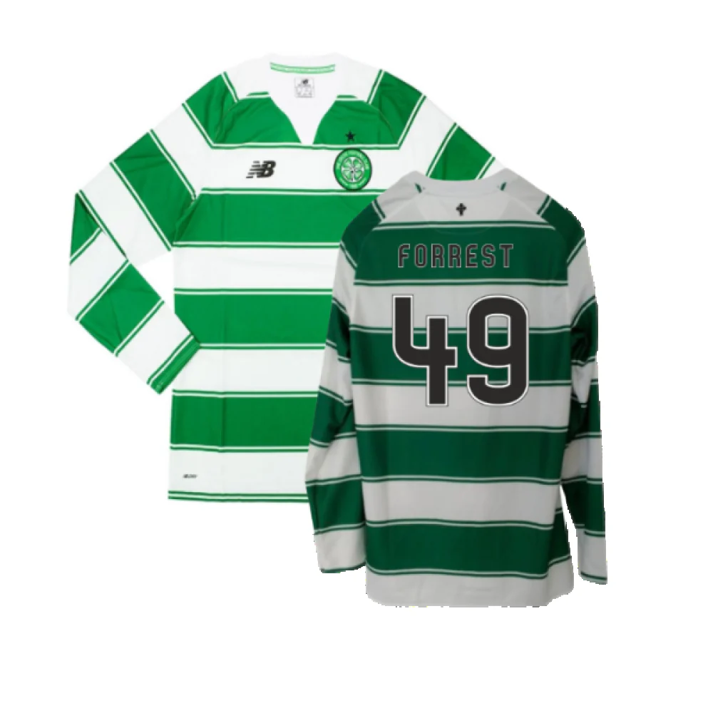 Celtic 2015-16 Long Sleeve Home Shirt (3XL) (Excellent) (Forrest 49)