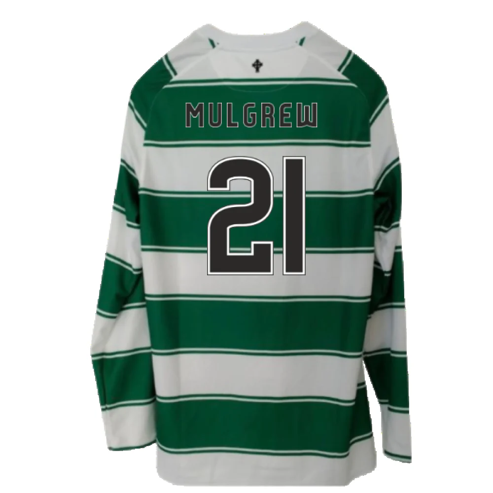 Celtic 2015-16 Long Sleeve Home Shirt (3XL) (Excellent) (Mulgrew 21) - Image 2