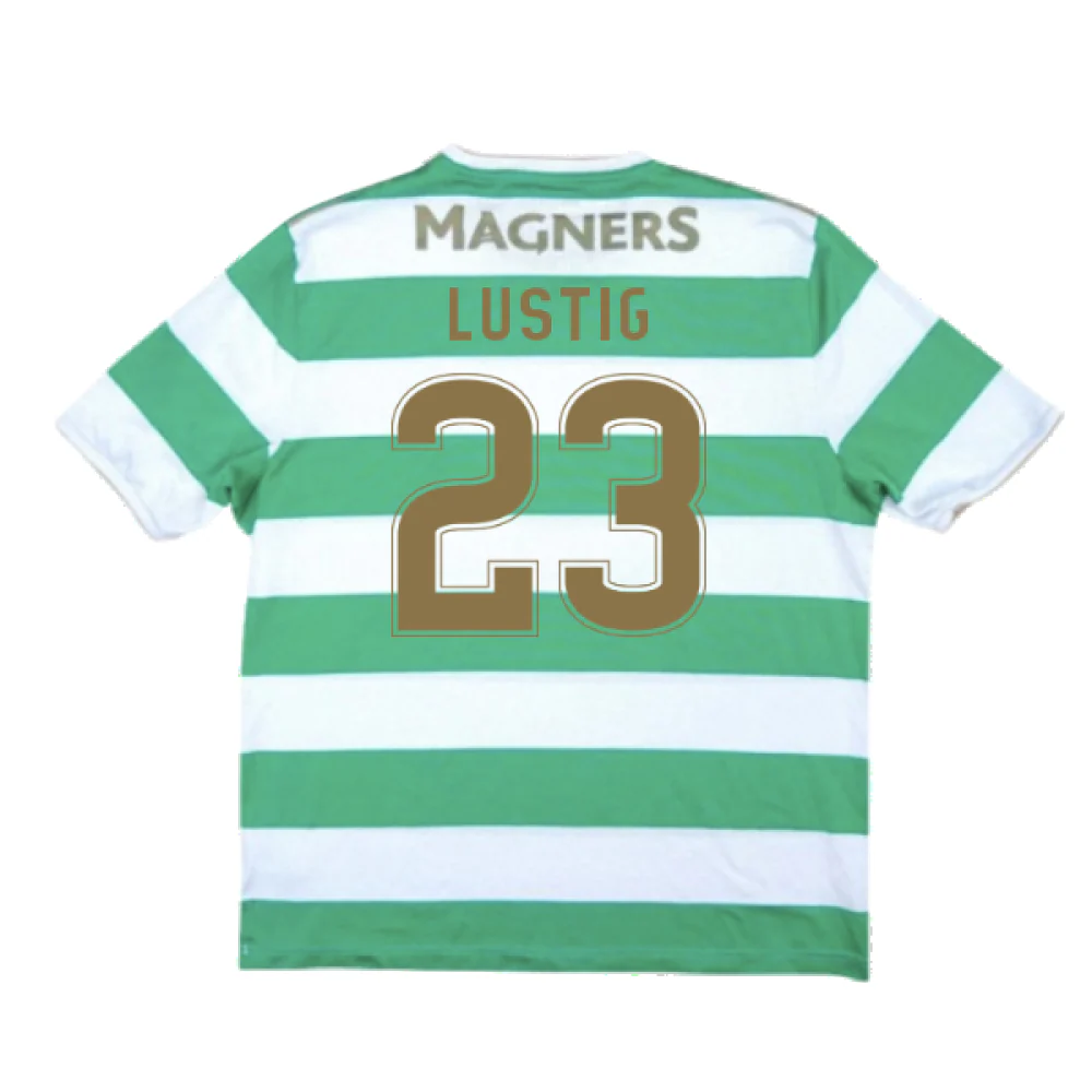 Celtic 2017-18 Home Shirt (Very Good) (Lustig 23) - Image 2