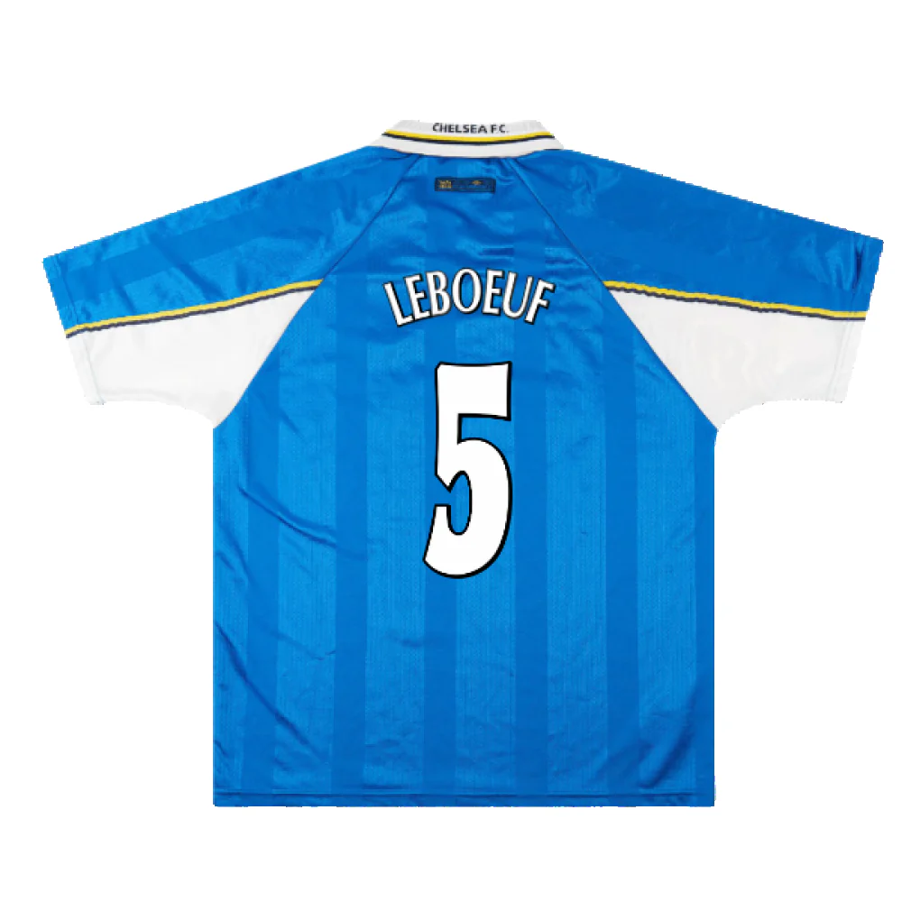 Chelsea 1997-99 Home Shirt (XL) (Excellent) (Leboeuf 5) - Image 2