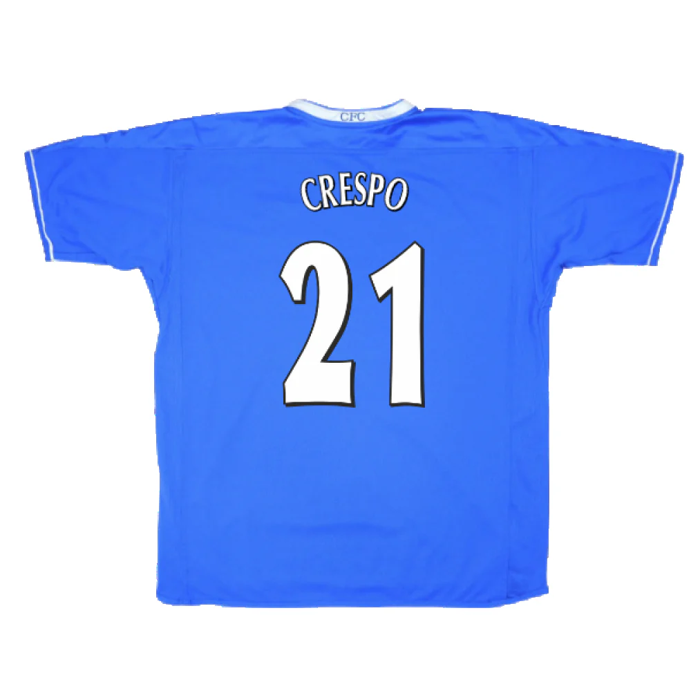 Chelsea 2003-05 Home Shirt (S) (Very Good) (Crespo 21) - Image 2