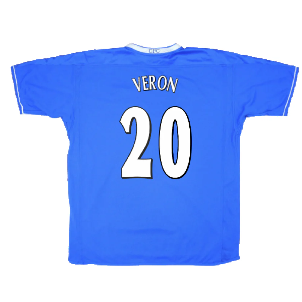 Chelsea 2003-05 Home Shirt (S) (Very Good) (Veron 20) - Image 2