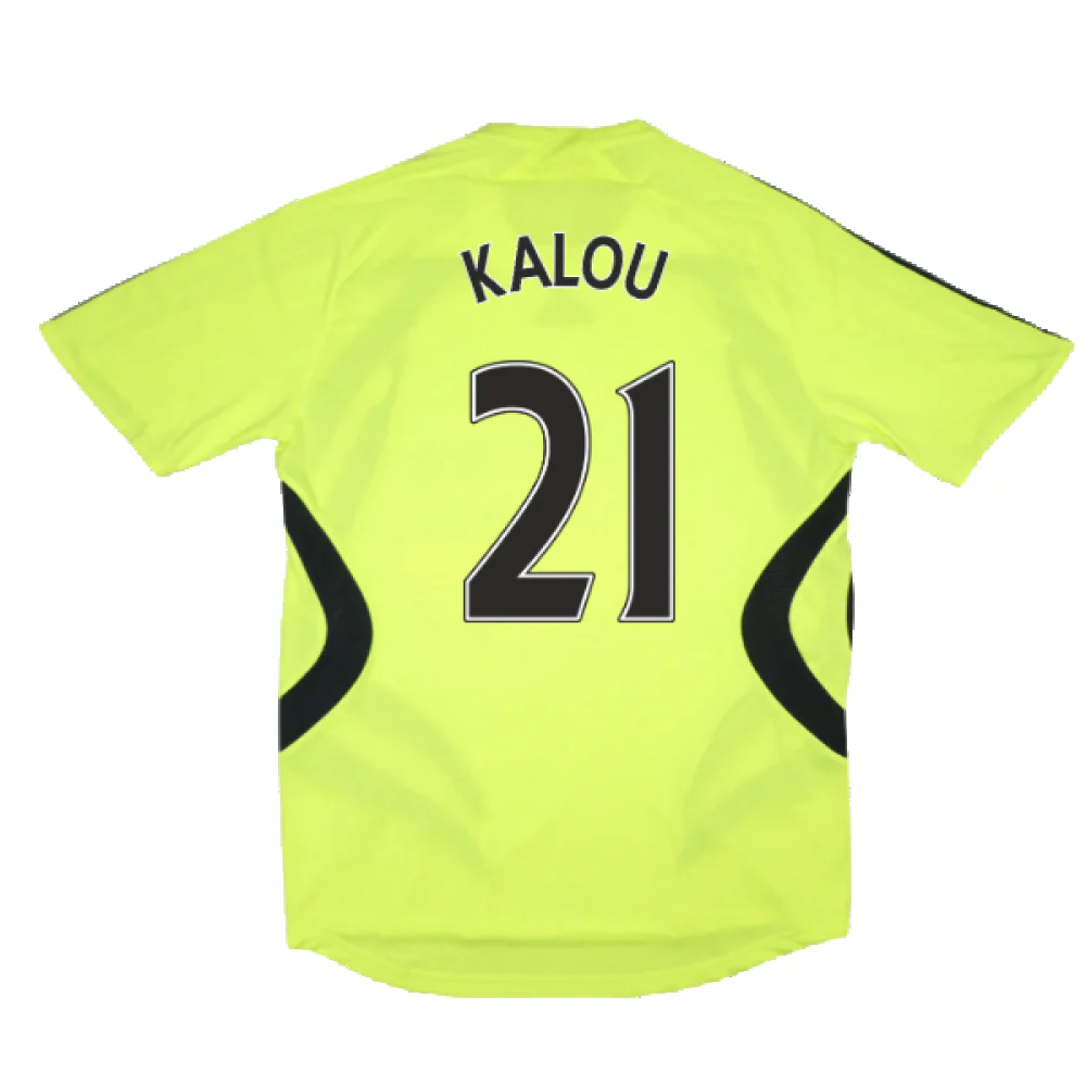 Chelsea 2007-08 Away Shirt (XXL) (Very Good) (Kalou 21) - Image 2