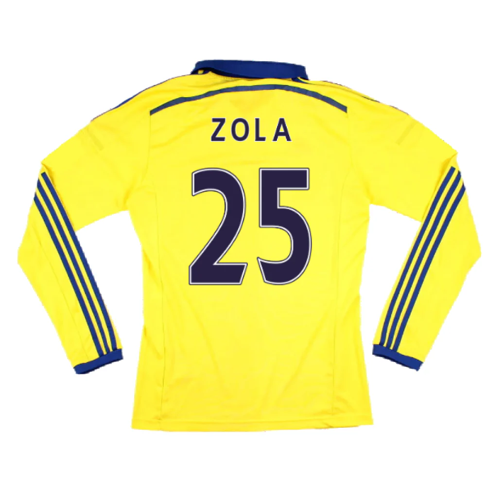 Chelsea 2014-15 Long Sleeve Away Shirt (S) (Excellent) (Zola 25) - Image 2