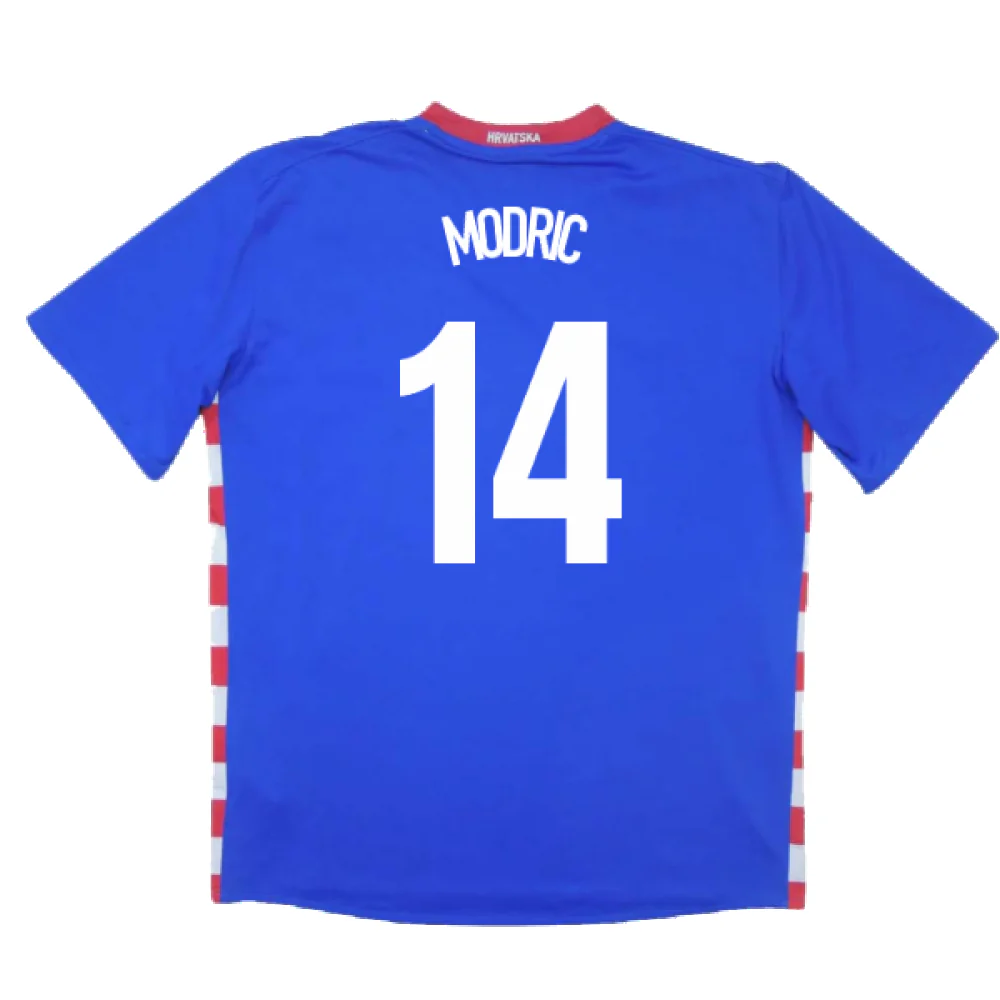 Croatia 2008-2010 Away Shirt (Excellent) (Modric 14) - Image 2