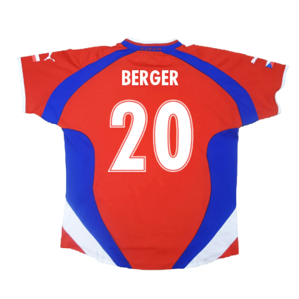 Czech Republic 2000-02 Home Shirt (L) (Very Good) (Berger 20) - Image 2