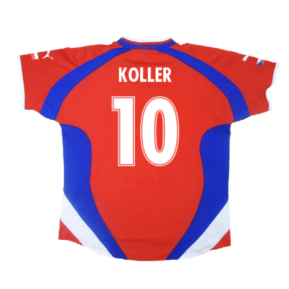 Czech Republic 2000-02 Home Shirt (XL) (Excellent) (Koller 10) - Image 2