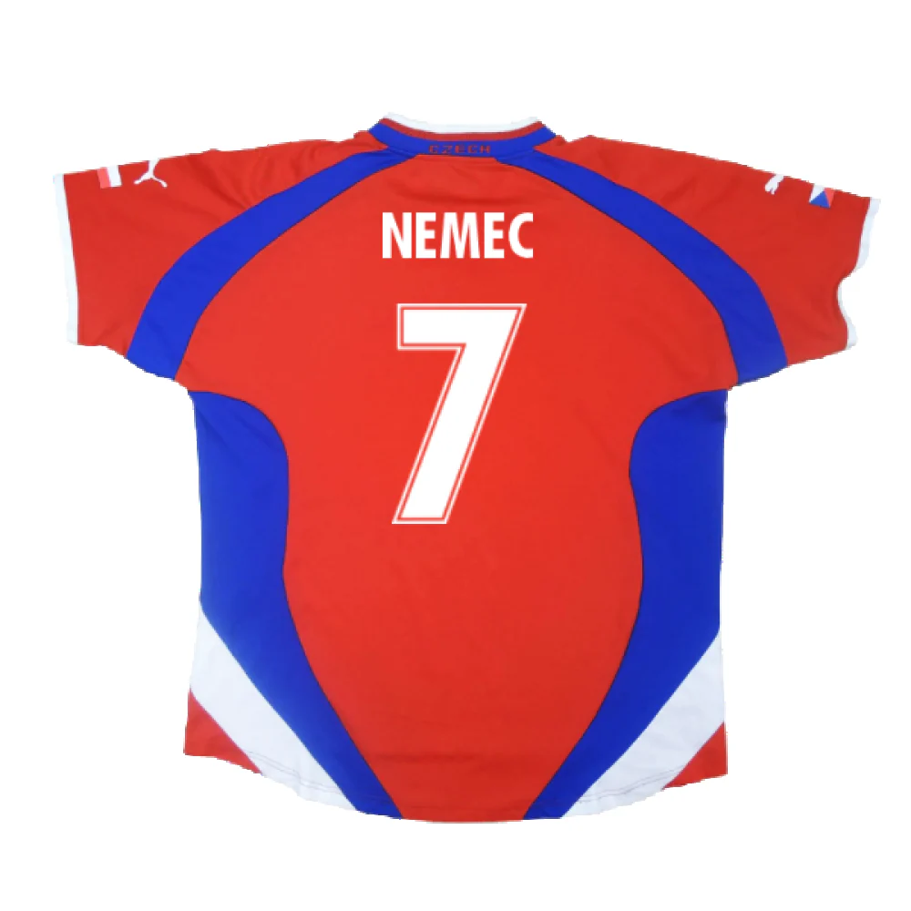 Czech Republic 2000-02 Home Shirt (XL) (Excellent) (Nemec 7) - Image 2