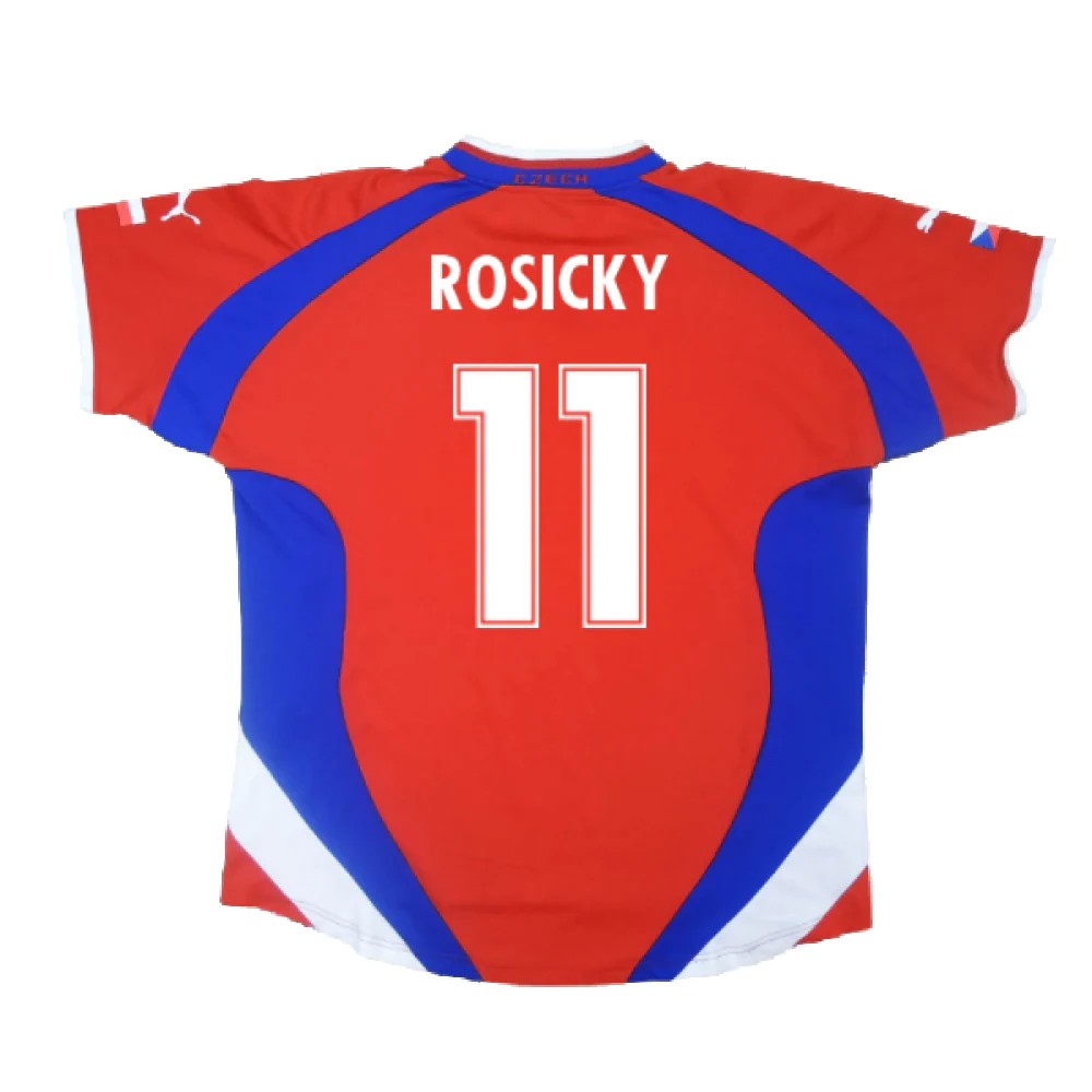 Czech Republic 2000-02 Home Shirt (XL) (Mint) (Rosicky 11) - Image 2