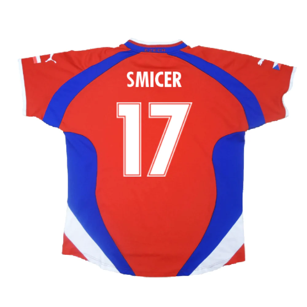 Czech Republic 2000-02 Home Shirt (XL) (Very Good) (Smicer 17) - Image 2