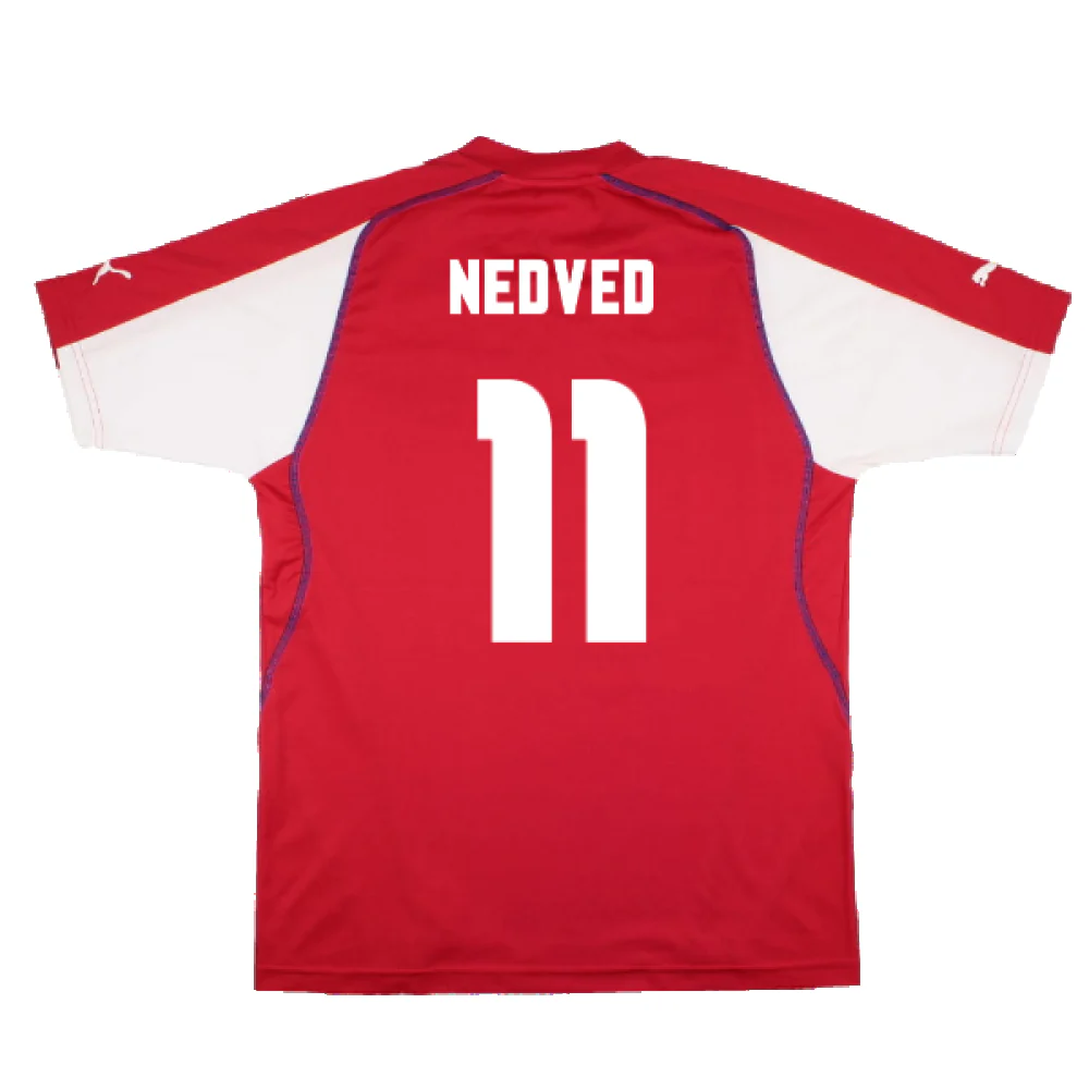 Czech Republic 2003-04 Home Shirt (Excellent) (Nedved 11) - Image 2