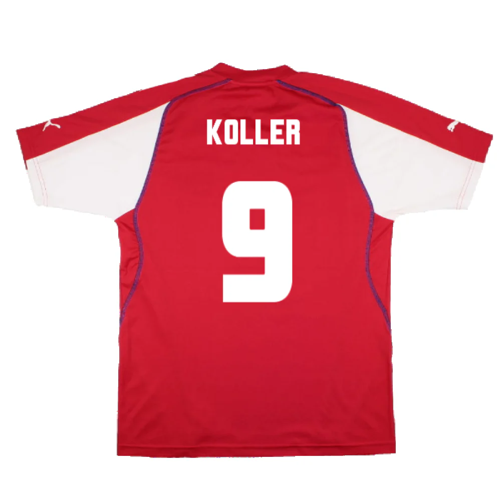 Czech Republic 2004-06 Home Shirt (XL) (Good) (Koller 9) - Image 2