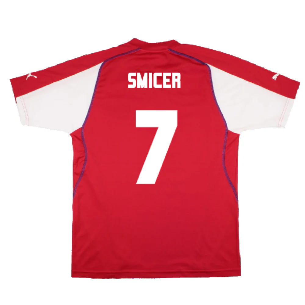 Czech Republic 2004-06 Home Shirt (XL) (Good) (Smicer 7) - Image 2