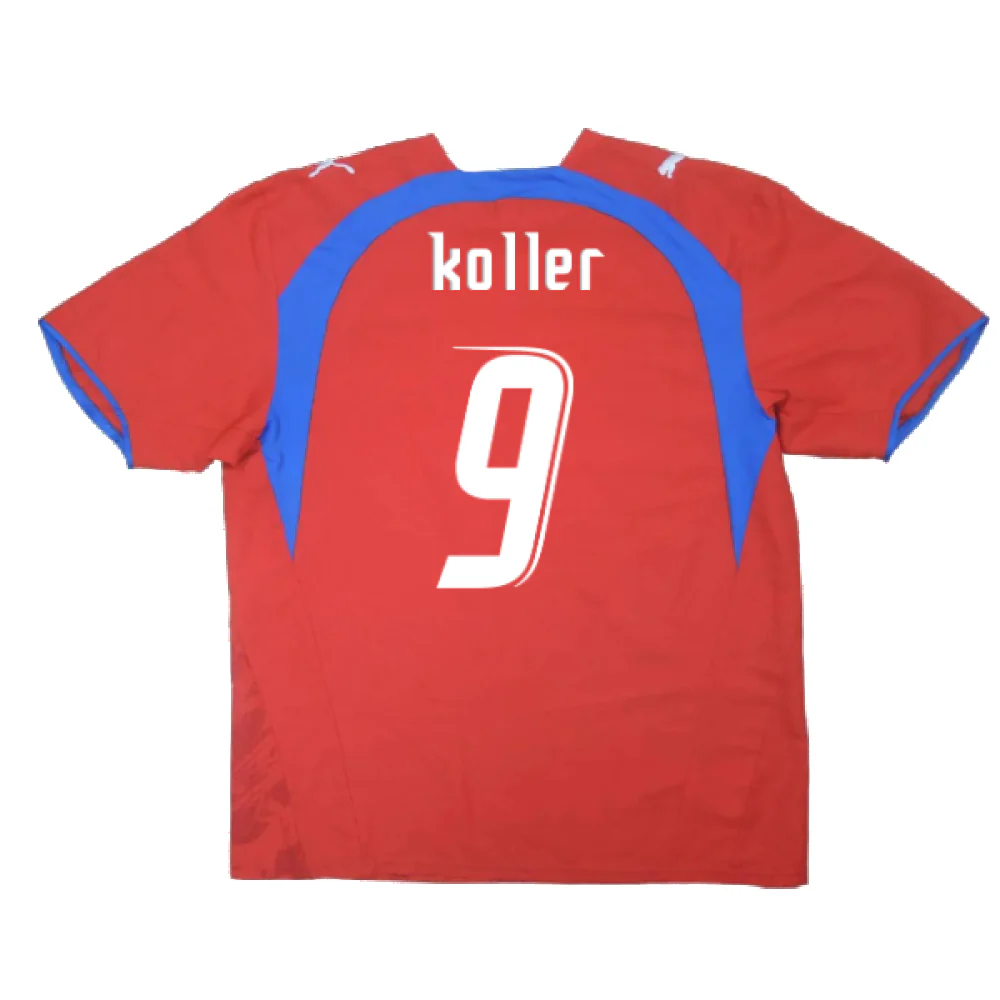 Czech Republic 2006-08 Home Shirt (L) (Very Good) (Koller 9) - Image 2