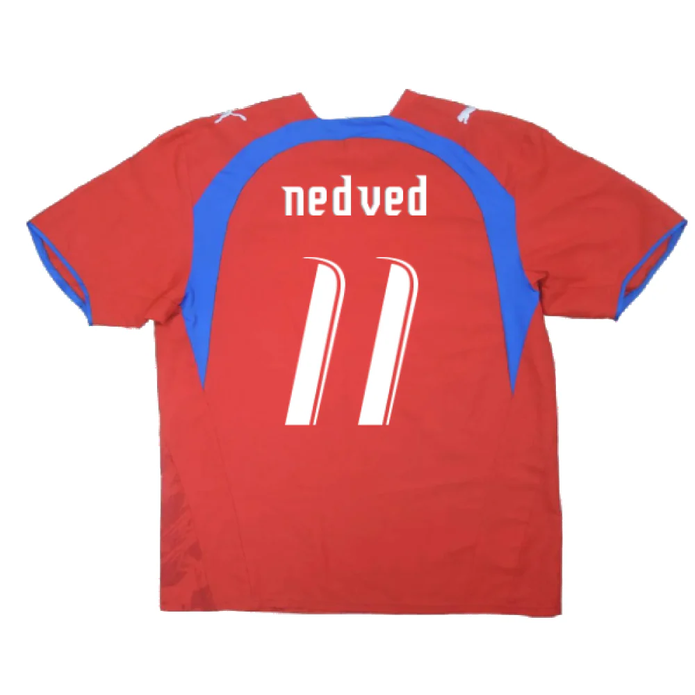 Czech Republic 2006-08 Home Shirt (L) (Very Good) (Nedved 11) - Image 2
