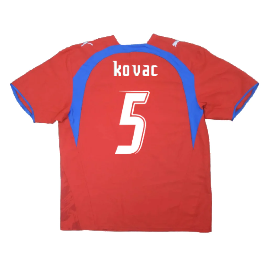 Czech Republic 2006-08 Home Shirt (Large) (Good) (Kovac 5) - Image 2