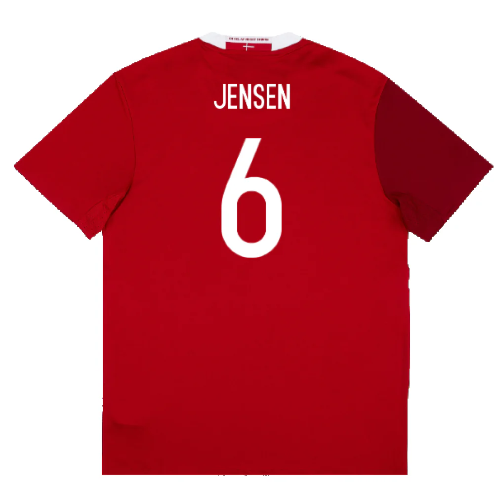 Denmark 2015-16 Home Shirt (L) (Excellent) (Jensen 6) - Image 2