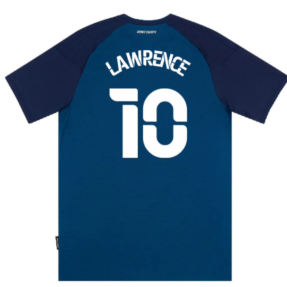 Derby County 2020-21 Away Shirt (L) (Mint) (Lawrence 10) - Image 2