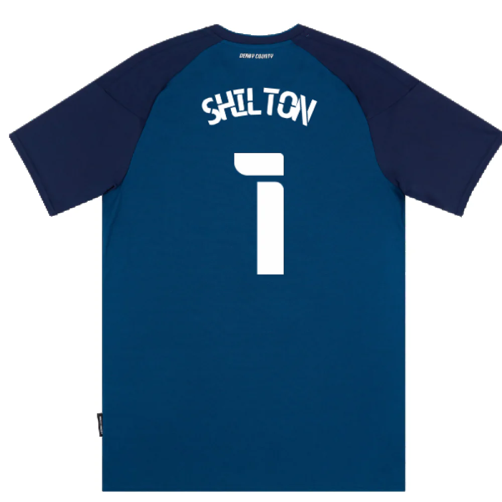 Derby County 2020-21 Away Shirt (L) (Mint) (Shilton 1) - Image 2