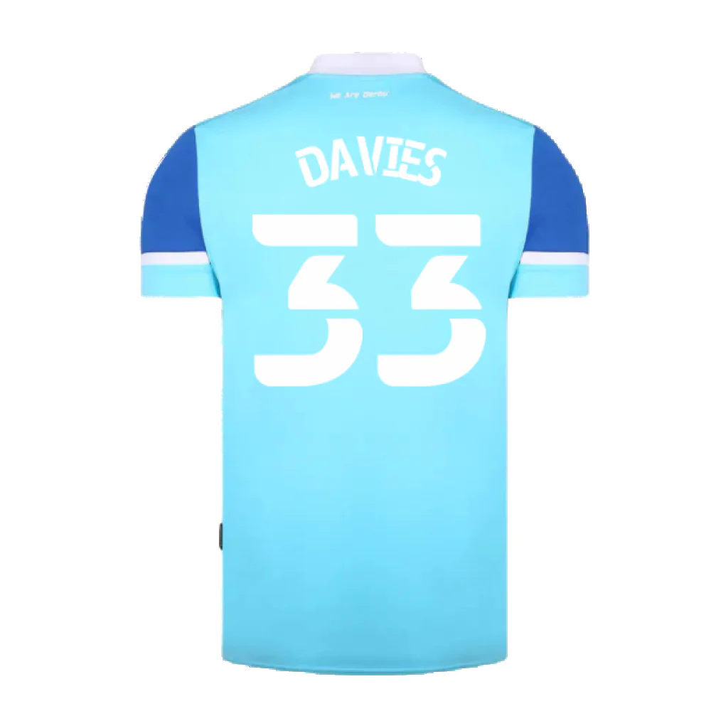 Derby County 2021-22 Away Shirt (XL) (Mint) (Davies 33) - Image 2