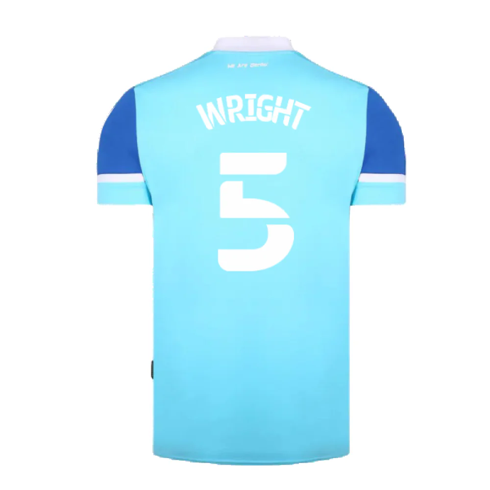 Derby County 2021-22 Away Shirt (XL) (Mint) (Wright 5) - Image 2
