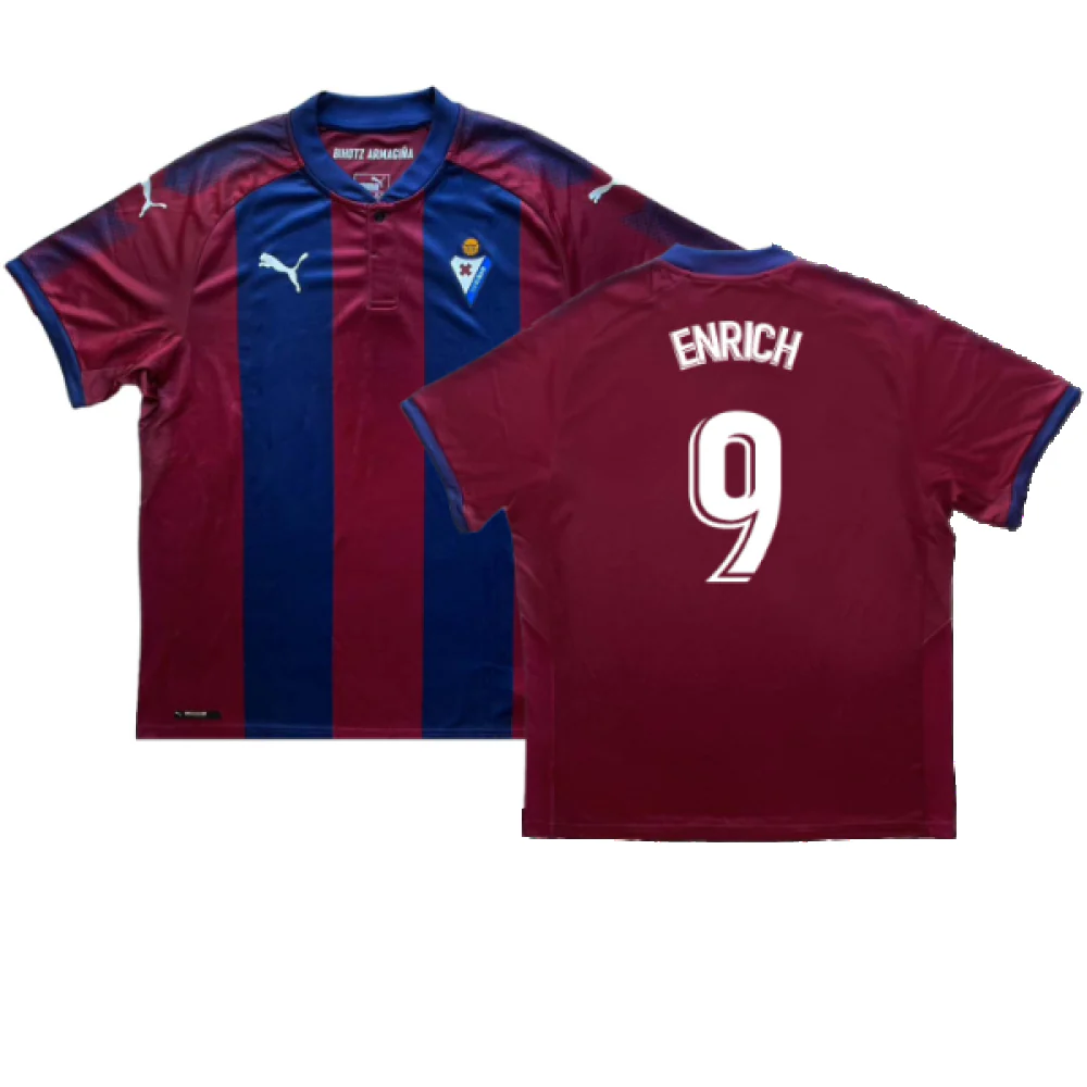 Eibar 2017-18 Home Shirt (Good) (Enrich 9)