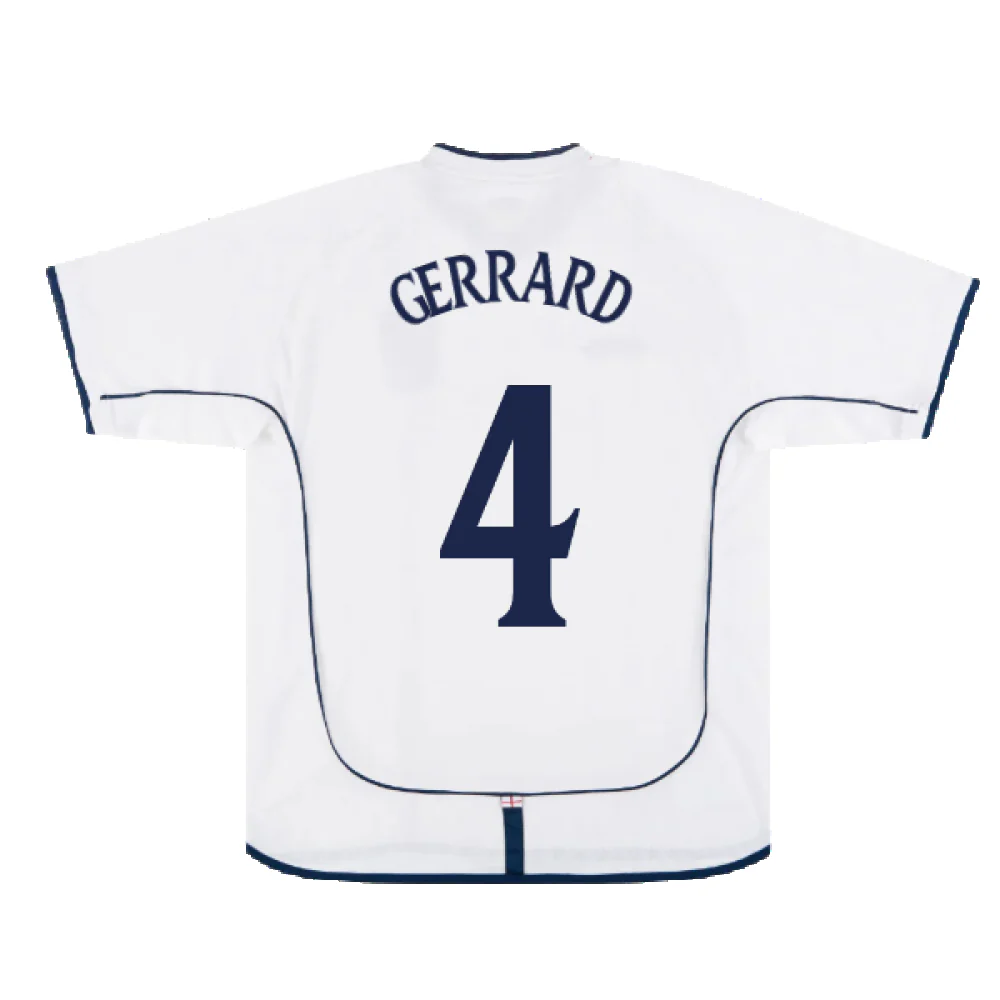 England 2001-03 Home Shirt (XL) (Very Good) (GERRARD 4) - Image 2
