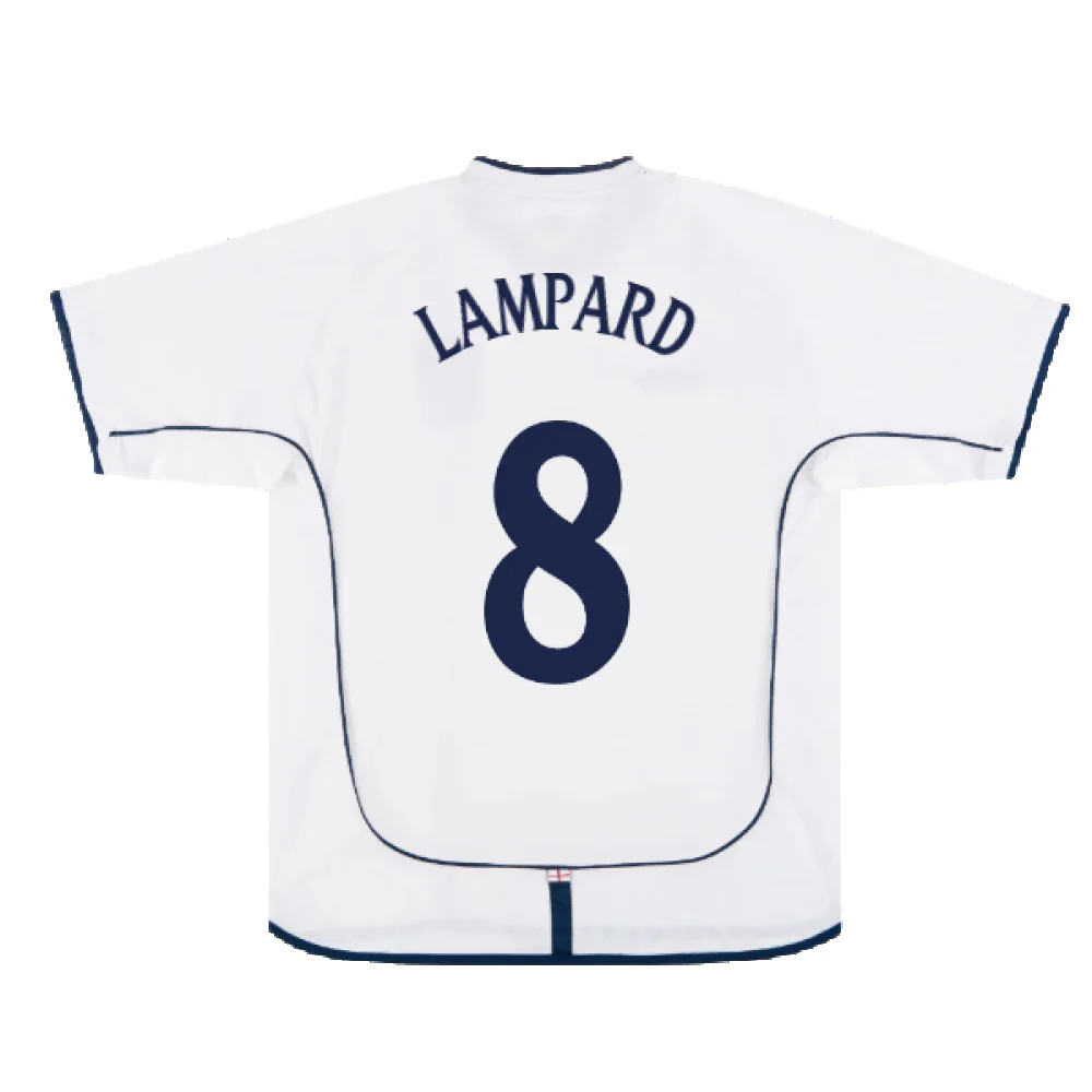 England 2001-03 Home Shirt (XXL) (Excellent) (LAMPARD 8) - Image 2
