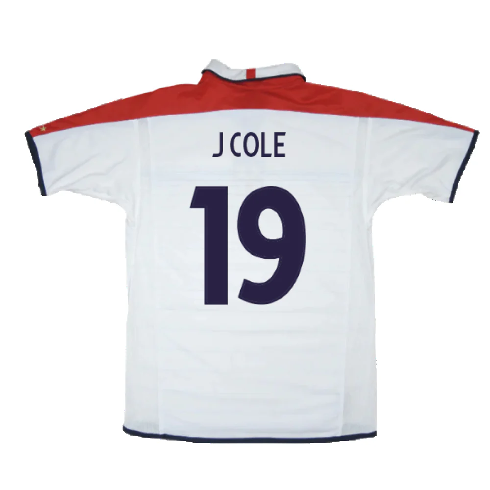 England 2003-05 Home (Excellent) (J Cole 19) - Image 2