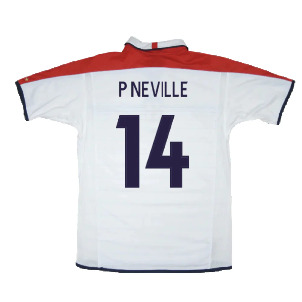 England 2003-05 Home (Excellent) (P Neville 14) - Image 2