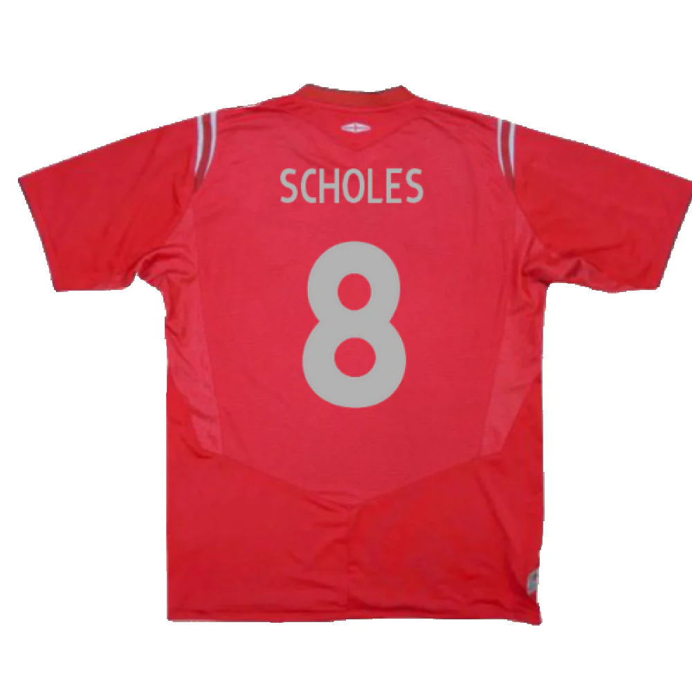 England 2004-06 Away (Excellent) (Scholes 8) - Image 2