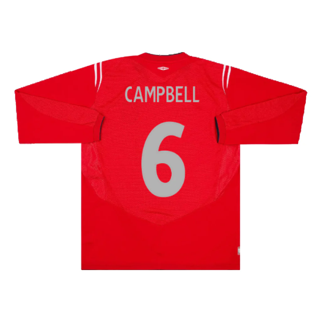England 2004-06 Away L/S (L) (Excellent) (Campbell 6) - Image 2