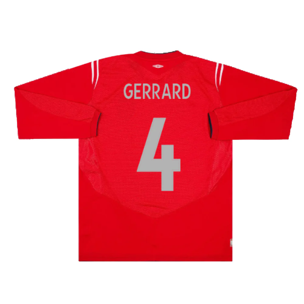 England 2004-06 Away L/S (L) (Excellent) (Gerrard 4) - Image 2