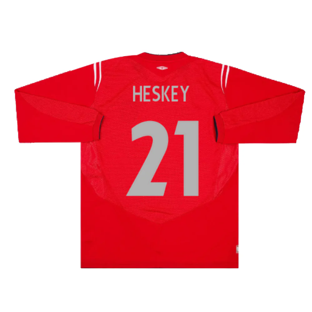 England 2004-06 Away L/S (L) (Excellent) (Heskey 21) - Image 2