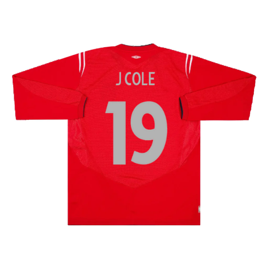 England 2004-06 Away L/S (L) (Excellent) (J Cole 19) - Image 2