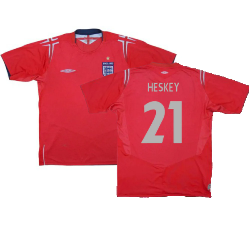 England 2004-06 Away (M) (Excellent) (Heskey 21)